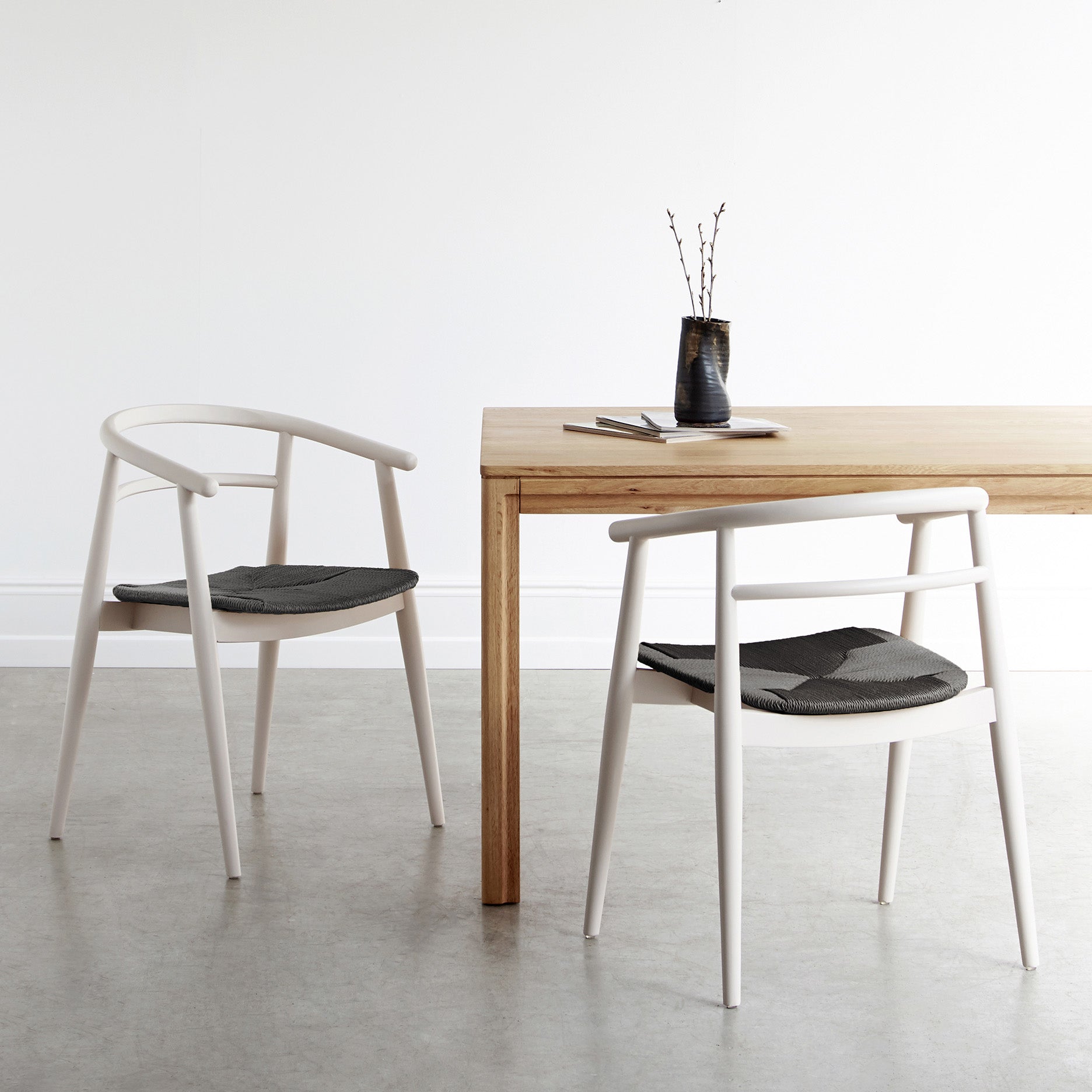 Søndervig spisebordsstol - Off-white